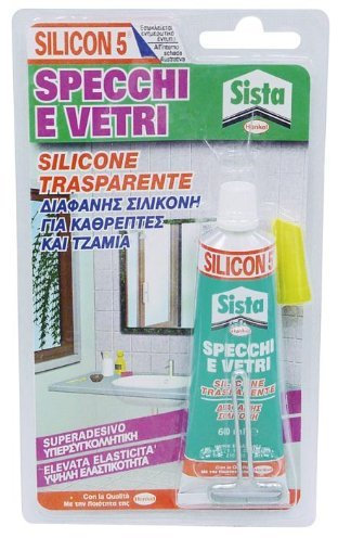 Silicone Trasparente per Specchi Silicon 5 60 ml Silicon Pattex