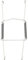 Merriway BH01912 (2-Piece) White No.3 Wire Spring Type Hangers, Suitable for Plate Sizes 254 - 310 mm (10-12.25 Inch) - Pack of 2-Piece