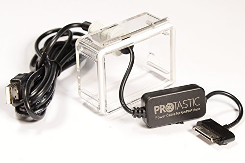Protastic - Cavo di alimentazione USB impermeabile per GoPro Hero3+ e Hero4 Action Camera
