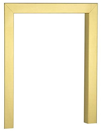 18/ 46cm Brass Gas Coal Fire Trim Frame Surround 2/50mm face 2/50mm return