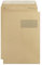 Clairefontaine 10350C - Boite de 250 Pochettes Kraft Milleraies Brun C4-229x324 mm - Auto-Adhésives - 90g/m² - Fenêtre 50x100 (position 50/20)