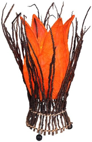 Woru Lampe STELLA - Deko-Leuchte, Stimmungsleuchte, Farbe:orange