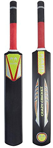 Ram Cricket Crazy Cricket Bat – Durable Plastic Construction with Powerful Hitting Zone – Available in Sizes SH, 6, 4, 2, 0 – Suitable for Cricket Training, Cricket Matches, Garden, Beach, or Park