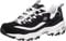 Skechers D'lites Biggest Fan, Sneaker Donna, Black White, 37.5 EU