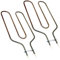 SPARES2GO Grillheizelement Oben kompatibel mit Rangemaster 110 90 55 Classic Toledo Pro Ofen Herd (1150 W, 2 Stück)