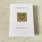 6th Wedding Anniversary Card Iron Anniversary Wife Husband Her Him - Iron Heart on Leather - 5 x 7 Card