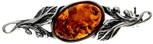 SilverAmber - 4022 - Broche Femme - Ambre - Argent 925/1000