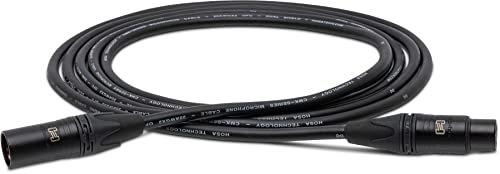 Hosa CMK-015AU, Edge Microphone Cable, Neutrik XLR3F to XLR3M, 15 ft