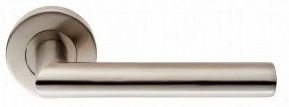 Mitred Lever Door Handle - Satin Stainless Steel
