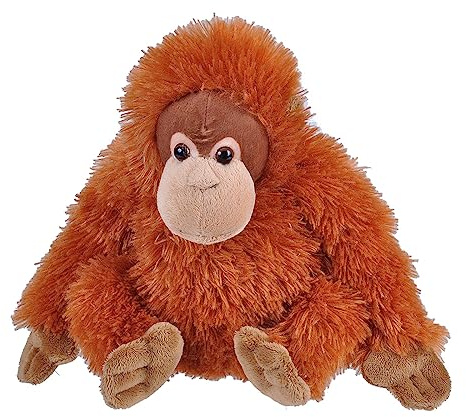 Wild Republic 12296 Female Orangutan Plush, Cuddlekins Cuddly Soft Toys, Kids Gifts,Brown,20 cm