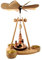 Rudolphs Schatzkiste Kugelpyramide Christi Geburt Natur Höhe=26cm NEU Weihnachtspyramide Tischdekoration Holzpyramide Tischpyramide Dekoration Weihnachten Wärmespiel Lichter Figur Holz Seiffen