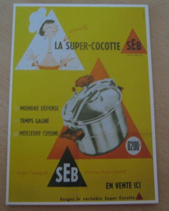 Seb – Super NUOVA Cocotte – Delorme 1957 – 10 x 15 cm cartolina