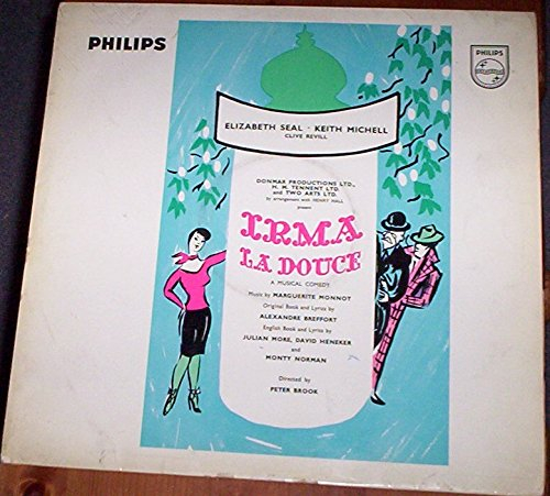 Irma La Douce Elizabeth Seal Keith Michell All The Songs From The Show 12 inch 33 rpm LP Vinyl Album Record