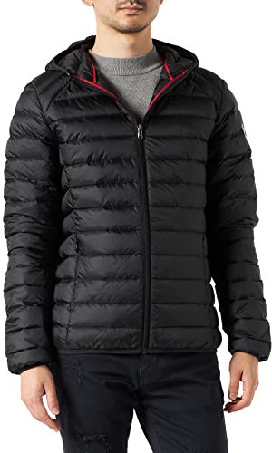 JOTT Nic Down Jacket Nico with Long Sleeve, Noir, M para Hombre