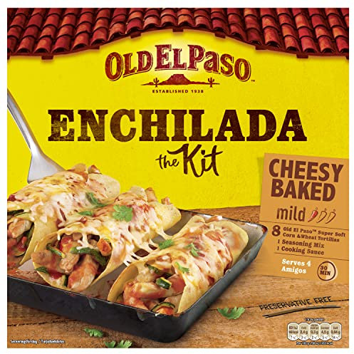 Old El Paso Cheesy Baked Enchilada Kit, Mild, 663g