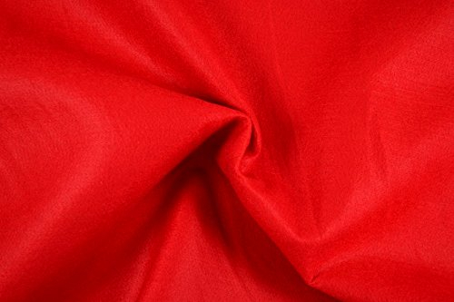 Fabrics-City ROT Filz Stoff 2MM-180CM Bekleidung DEKO BASTELN Stoffe, 2507