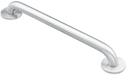 Moen Home Care Bathroom Safety 36 Inch Stainless Steel Handicap Grab Bar for Bathtub and Shower, Elderly Assistance Product with Concealed Screws, 8736