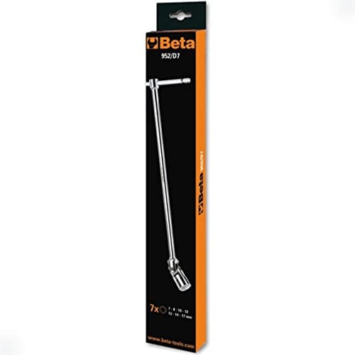 BETA 952/D7 - Serie di 7 chiavi a T con bussola esagonale snodata