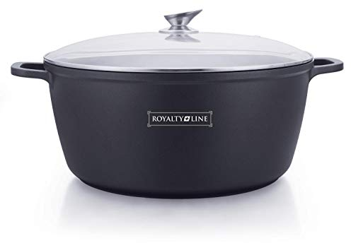 Casseroles avec revêtement en pierre et couvercle 36cm