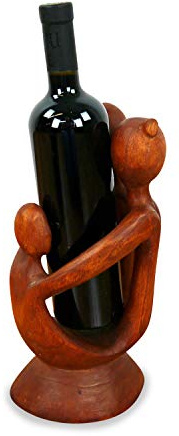 livasia Weinflaschenhalter, Flaschenständer, Holz-Weinflaschenständer, Flaschenhalter (Flaschenhalter Familie)