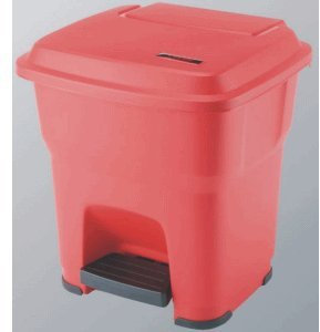 Vileda Abfallbehälter Hera mit Pedal 35l rot