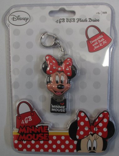 Disney Minnie Mouse 4 GB USB Flash Drive (18110-wlg)