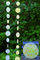 Capiz Girlande Permutt Windspiel zartgelb oder weiß mit Blumenmuster. 1812-8687100