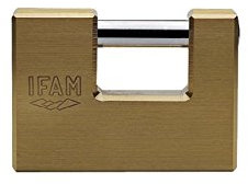 Cadenas monobloc laiton Ifam - Anse 12 mm - Longueur 70 mm