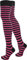 normani Top modische Damen Overknees in verschiedenen Designs/Baumwolle mit Elasthan Auswahl Farbe Schwarz/Pink/Schmal Größe OneSize
