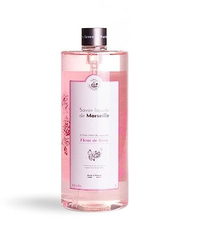 Flüssigseife Fleur d`Rose (Rosenduft) mit Bio-Olivenöl 1L