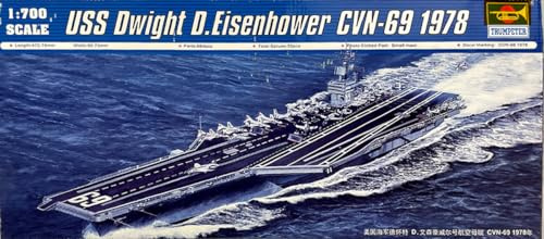 Trumpeter 05753 Modellbausatz USS Dwight D. Eisenhower CVN-69 1978