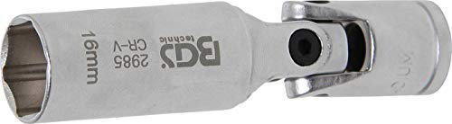 BGS 2985 | Glühkerzen-Gelenk-Einsatz Sechskant | 10 mm (3/8) | SW 16 mm