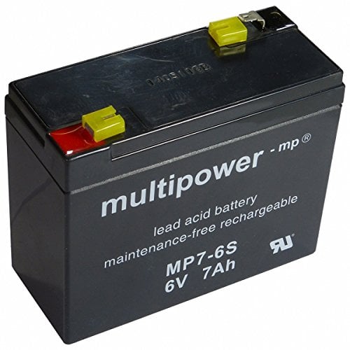 MultiPower Bleiakku MP7-6 S (6V/7 Ah), wartungsfrei
