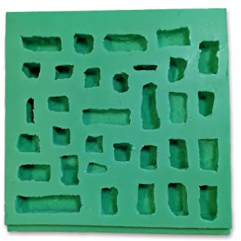 Unbekannt Giessform Silikonform Griechische Steine Krippenbausteine Set 10