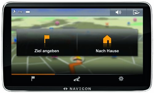 Navigon 92 Plus Navigationssystem (12,7 cm (5 Zoll) kapazitives Echtglas-Display, Europa 44, TMC, Navigon Flow, Text-to-Speech)