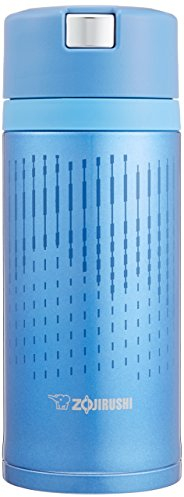 Zojirushi water bottle stainless steel mug 360ml Water Blue Quick & Easy open lock SM-XC36-AL