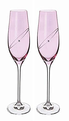 Glitz Celebration Ruby Flutes, Set of 2
