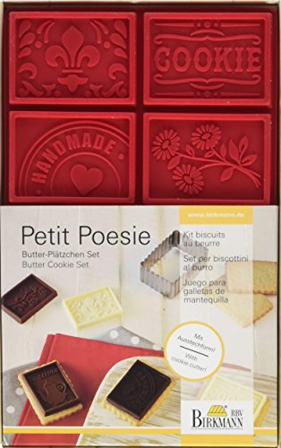 Birkmann 144200 Petite Poésie Ganzjahr Butterplätzchen-Set, 2-tlg.