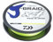 Daiwa Unisex – Erwachsene J-Braid X4 Schnur, Gelb, 0,15mm 135m
