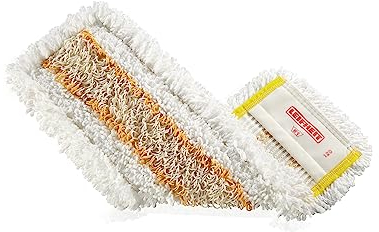 Leifheit Professional Wischüberzug Micro zur täglichen Feuchtreinigung, Wischbezug mit Fixierband, Wischer Ersatzbezug aus Baumwoll-Polyester-Mischung