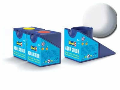 Revell Acrylics - 18ml - Aqua White Matt - 36105 by Revell