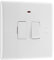 BG Electrical Switched Fused Connection Unit with LED Power Indicator, Fused Spur Switch, Round Edge, Nexus 800 Series, White Moulded, 13A, 852