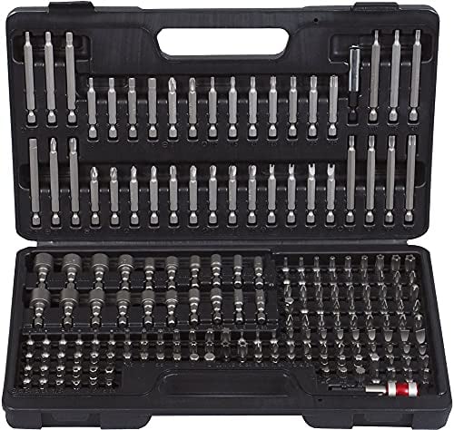 Projahn 8606 Bit Box XXL 6,3 / 1/4 Zoll (handbetätigt /für Elektroschrauber, außen-6Kant, Chrom, 25mm, 38mm, 50mm, 75mm, 200-tlg.) 8606