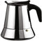 Ilsa Cafetera Expresso INOX Bonkaffe para 4 Tazas, Acero Inoxidable, Plateado, Centimeters