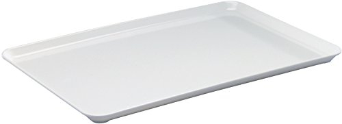 Thekenplatten/Auslegeschale, Melamin weiß | Gr. 42 cm x 28 cm