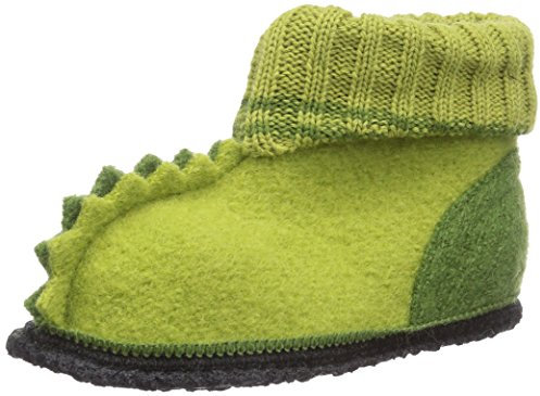 Beck Unisex Kinder Nessi Hohe Hausschuhe, Grün, 22 EU