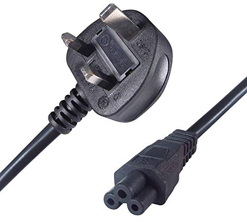 UK-Netzkabel, UK-Stecker auf C5-Buchse, 5 m