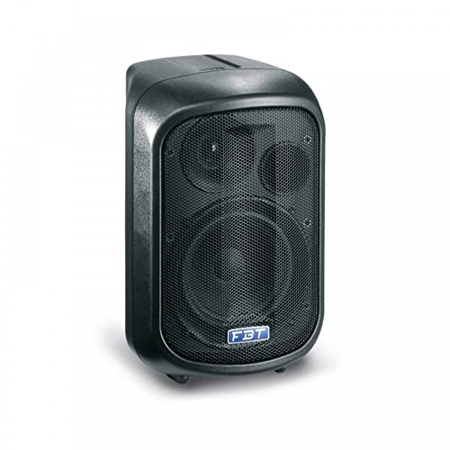 FBT J 5A Nero - Cassa Monitor Diffusore Audio Attivo Professionale da 80W + 40W RMS e 117dB SPL, Nero