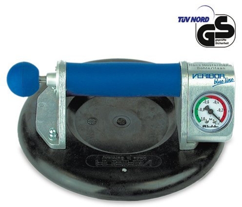 VERIBOR Blue line Pump-Activated Suction Lifter with Gauge