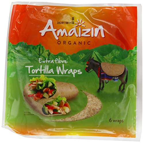 Amaizin Tortilla Wraps Extra Fibre 240 g (Pack of 4)